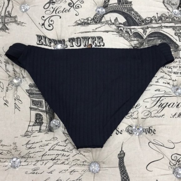 NWOT Becca Loreto Ribbed Bikini Bottoms - Picture 5 of 7